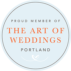 Proud Member of the Art of Weddings Portland