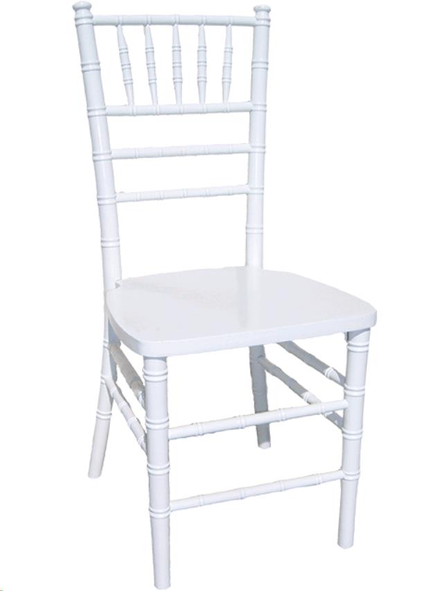 Rental store for white chiavari chair in Portland Oregon