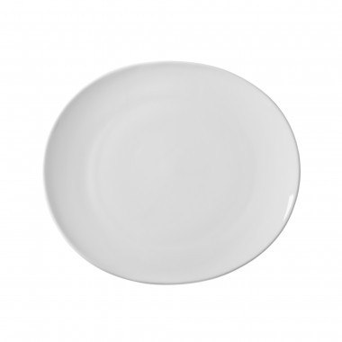 Rental store for white oval luncheon plate in Portland Oregon