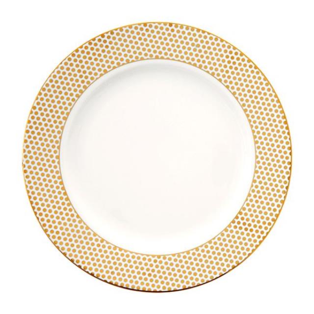 Rental store for dottie gold dinner plate in Portland Oregon