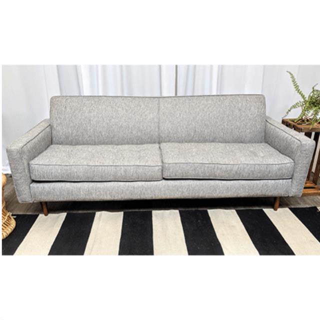 Rental store for heathered grey rummer sofa in Portland Oregon