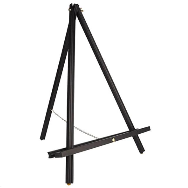 Rental store for table easel black wood 20 inch in Portland Oregon