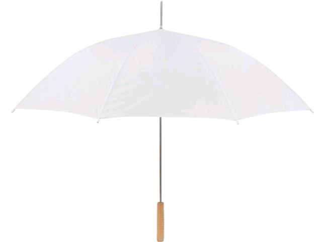 Rental store for white handheld golf umbrella in Portland Oregon