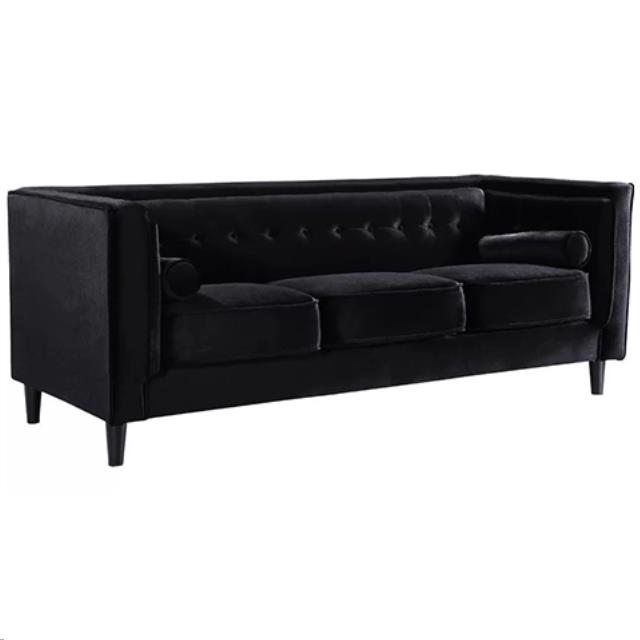 Rental store for onyx chesterfield sofa in Portland Oregon