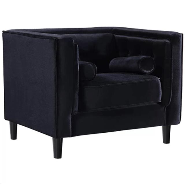 Rental store for onyx chesterfield armchair in Portland Oregon