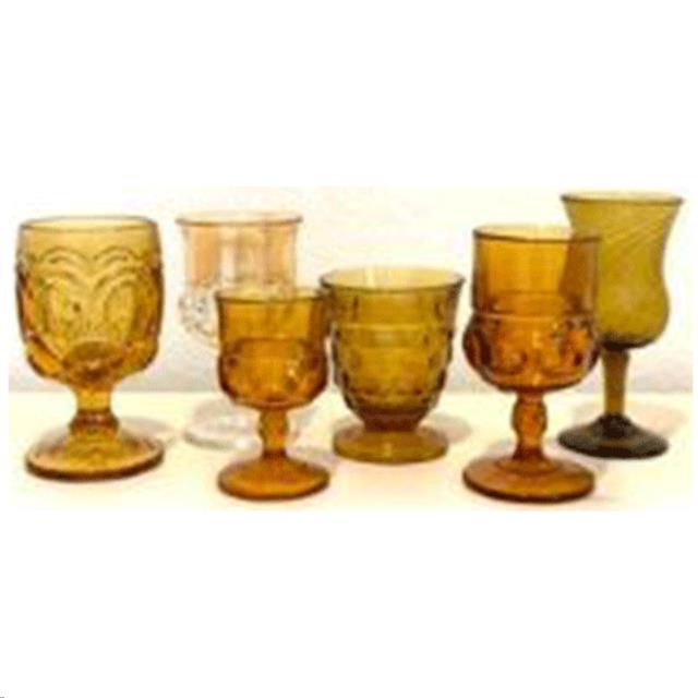 Rental store for vintage amber glassware in Portland Oregon