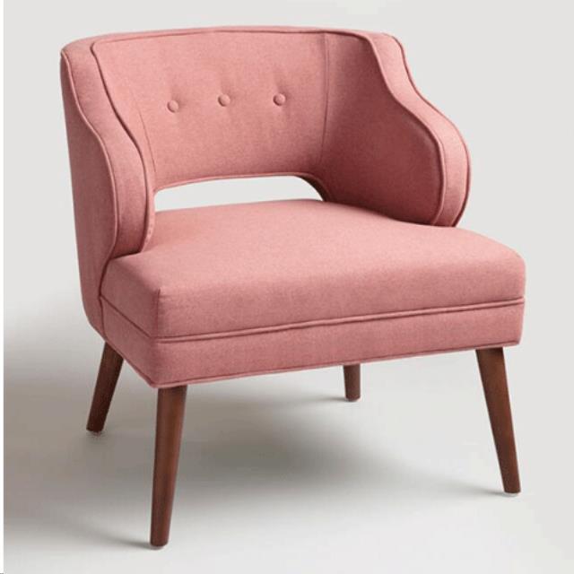 Rental store for blush tyley armchair in Portland Oregon