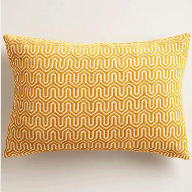 Rental store for gold jacquard pillow in Portland Oregon