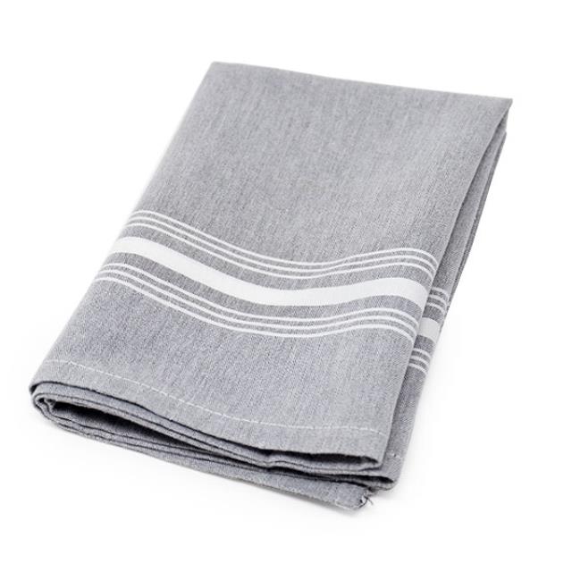 Rental store for grey w white bistro stripe napkin in Portland Oregon
