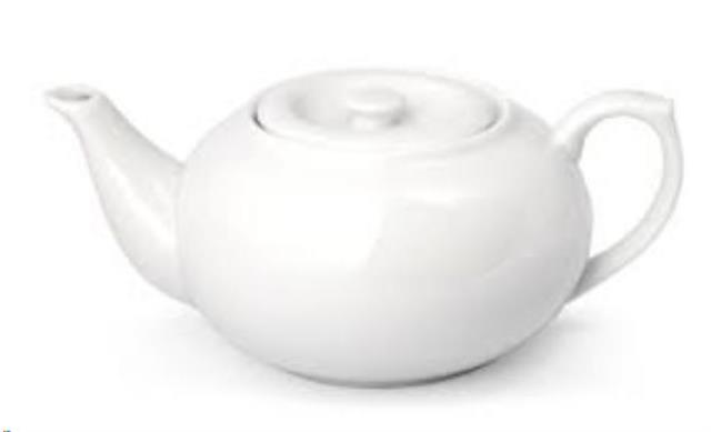Rental store for white ceramic teapot 28oz in Portland Oregon