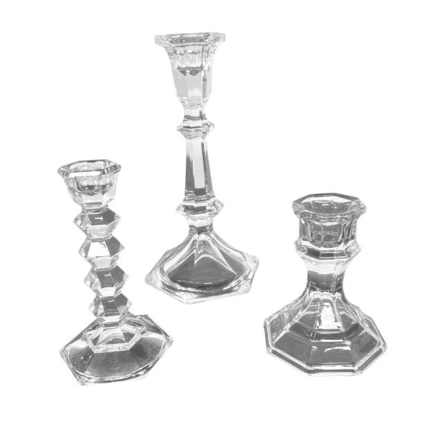 Rental store for crystal candlestick assorted in Portland Oregon