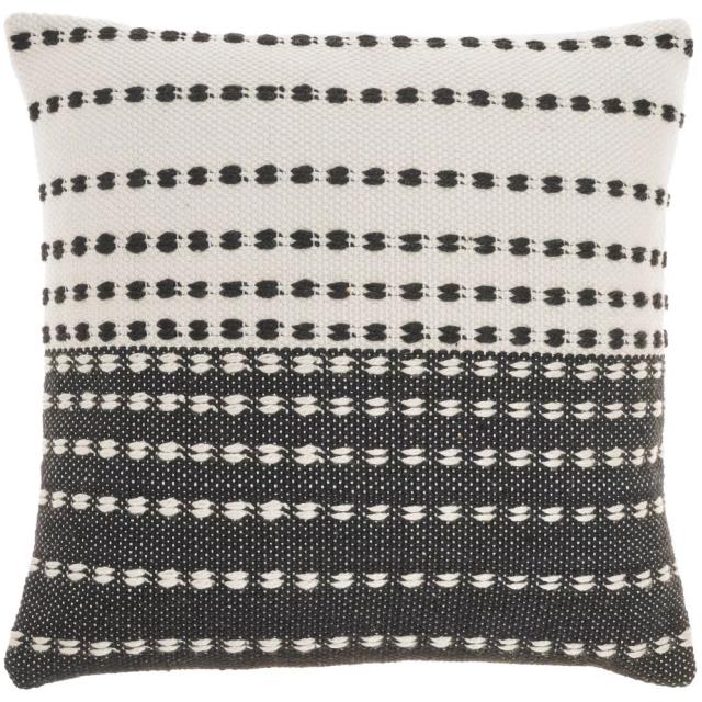 Rental store for black white stitch pillow in Portland Oregon