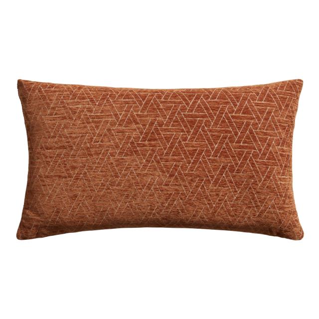 Rental store for rust chenille pillow in Portland Oregon
