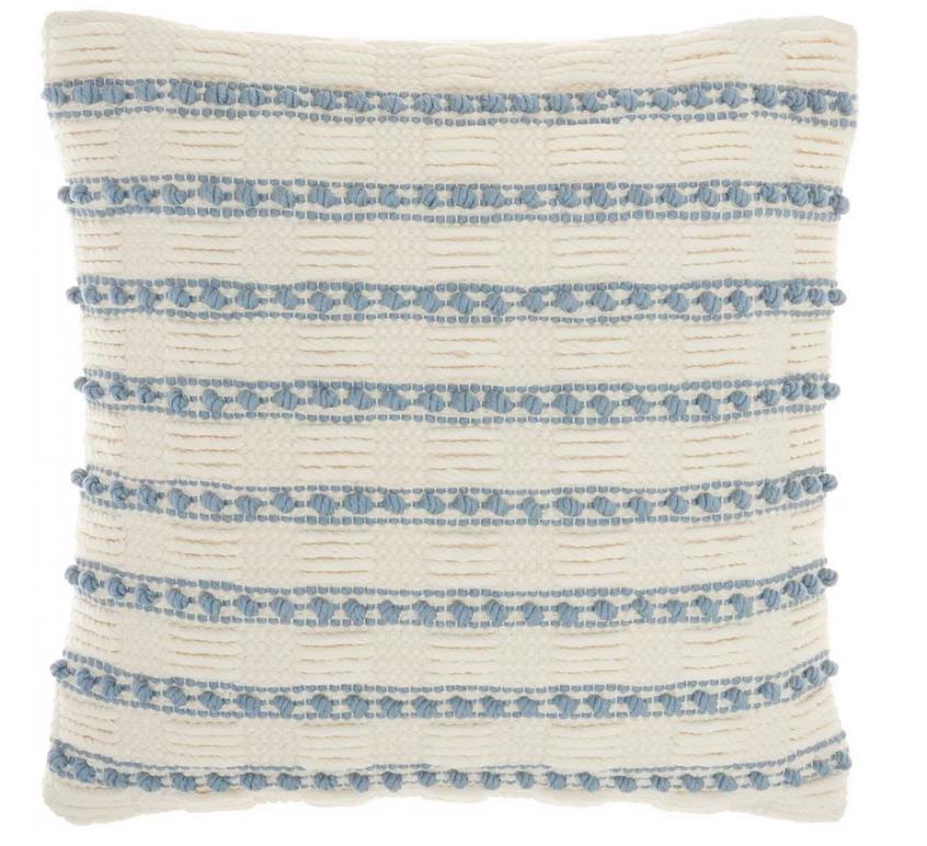 Rental store for slate stripe knit pillow in Portland Oregon
