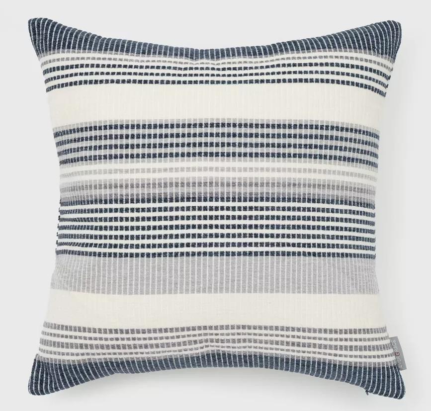 Rental store for indigo stripe pillow in Portland Oregon