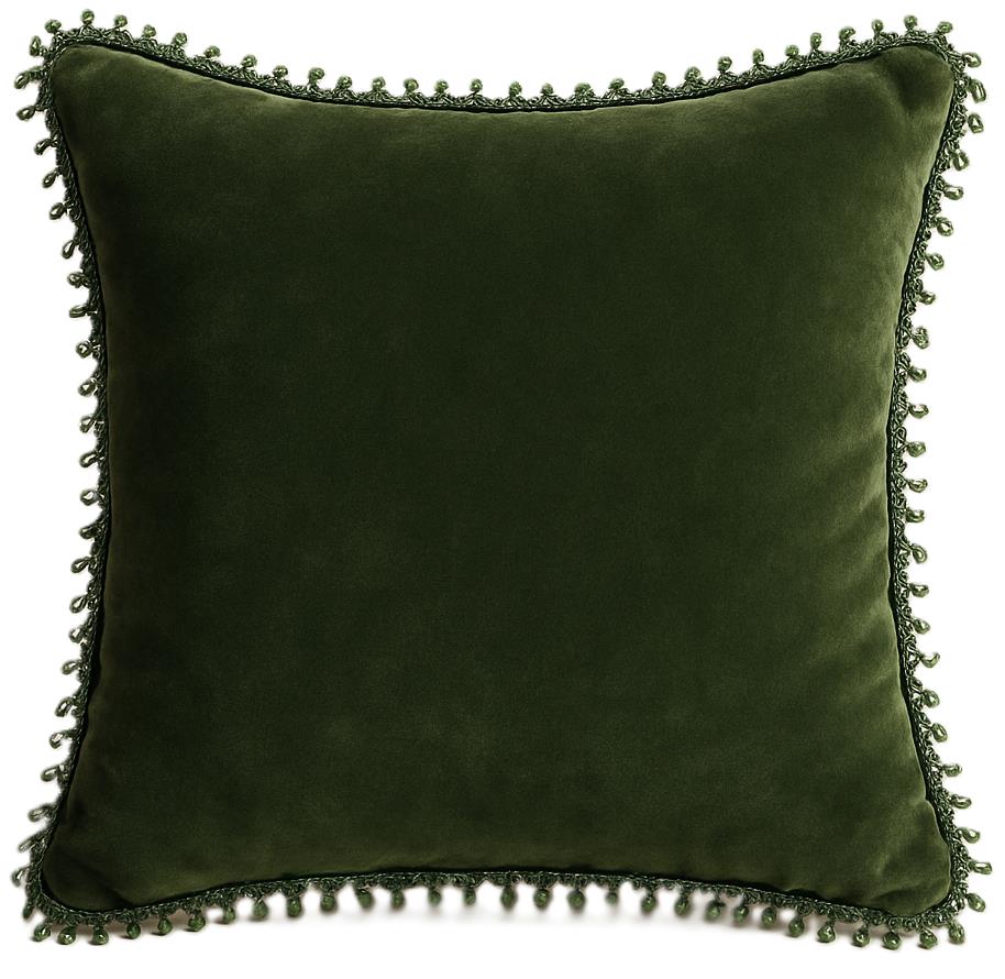 Rental store for moss velvet beaded pillow in Portland Oregon