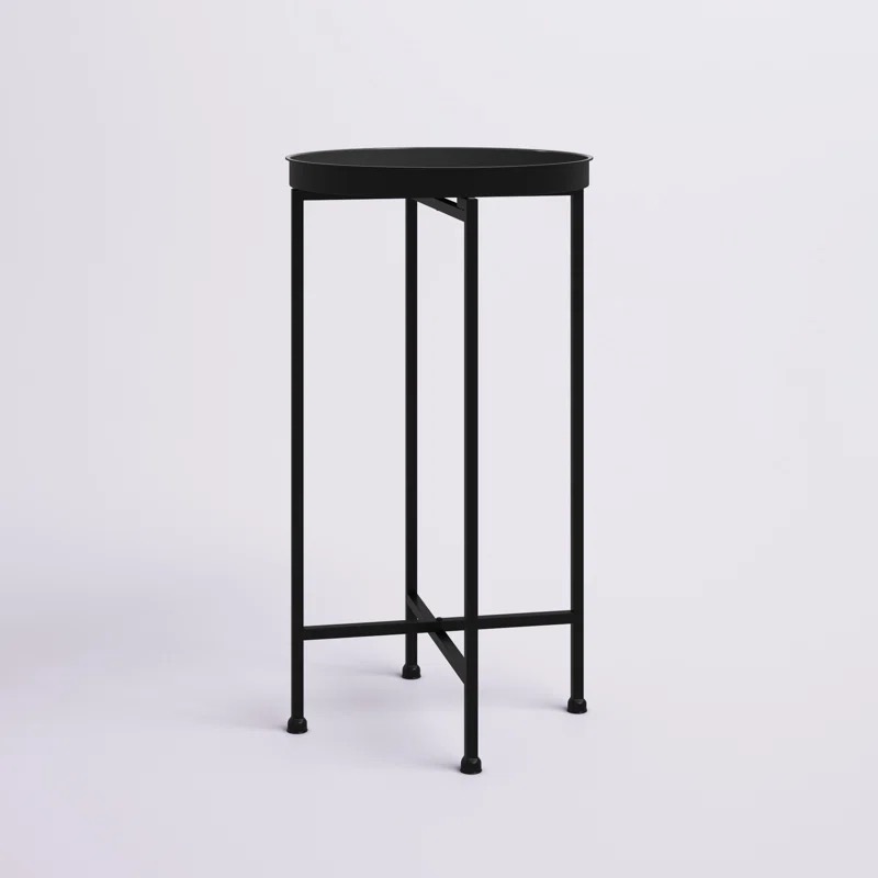 Rental store for black tray side table in Portland Oregon