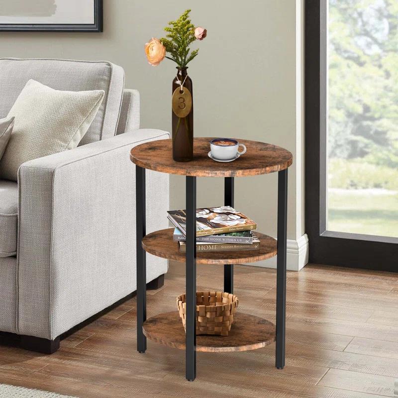 Rental store for 3 tier walnut side table in Portland Oregon