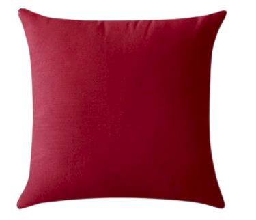 Rental store for red poly pillow in Portland Oregon