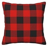 Rental store for red buffalo plaid pillow in Portland Oregon