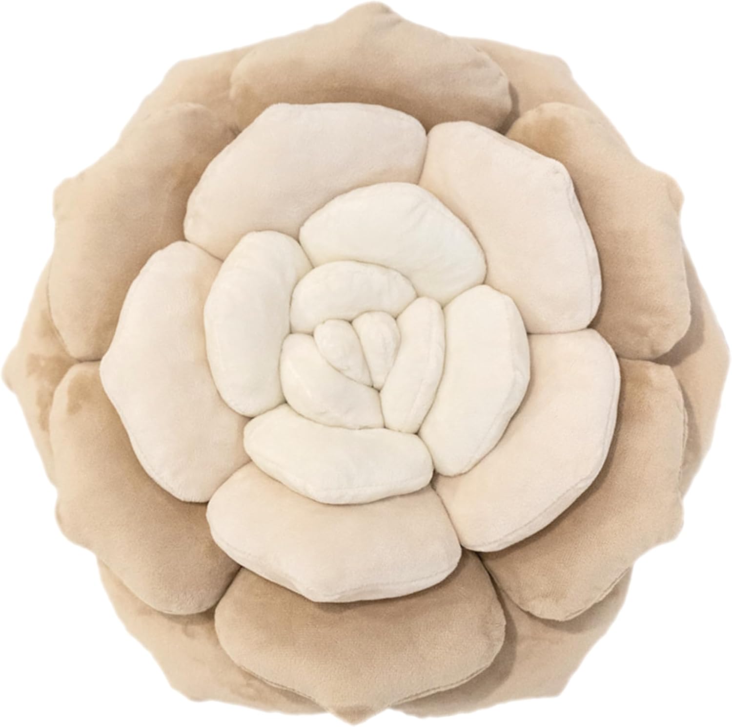 Rental store for beige succulent pillow in Portland Oregon