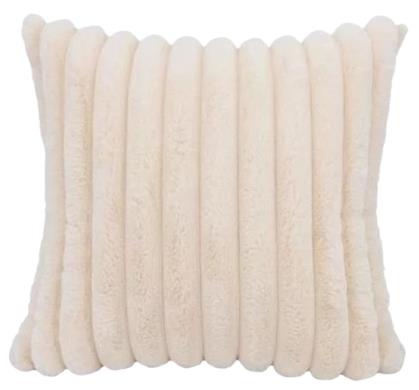 Rental store for apricot stripe fluff pillow in Portland Oregon