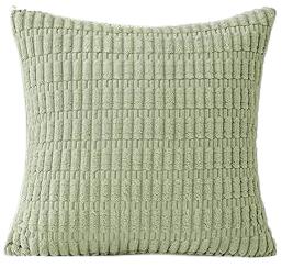 Rental store for mint plush stripe pillow in Portland Oregon