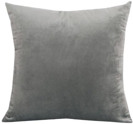 Rental store for slate gray velvet pillow in Portland Oregon