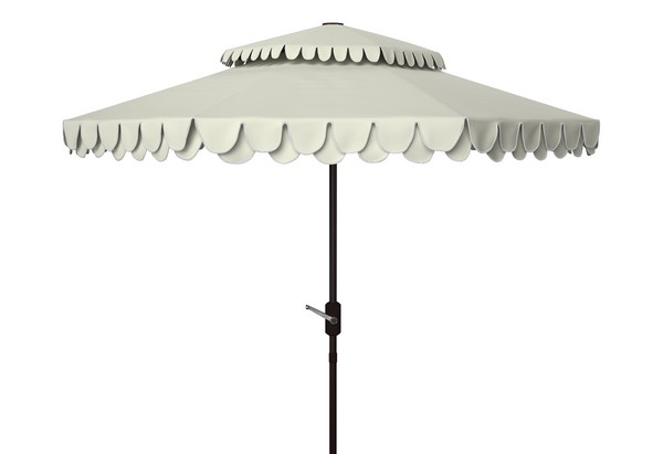 Rental store for elegant valance 9ft umbrella in Portland Oregon