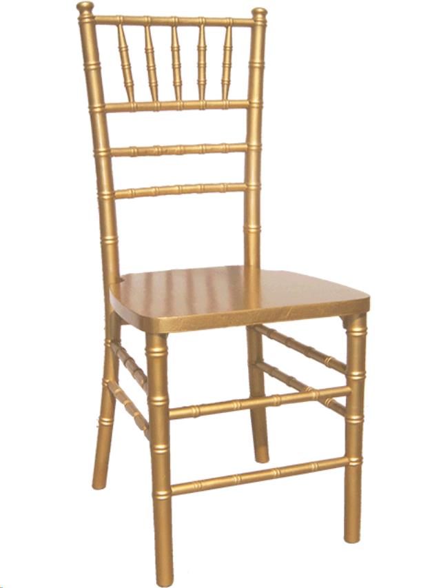 Rental store for gold chiavari chair in Portland Oregon