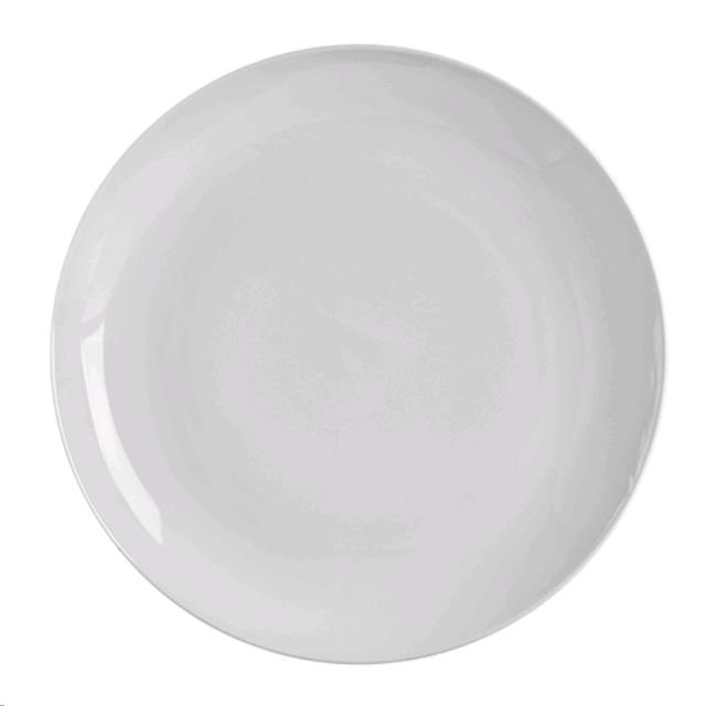 Rental store for white coupe dinner plate in Portland Oregon