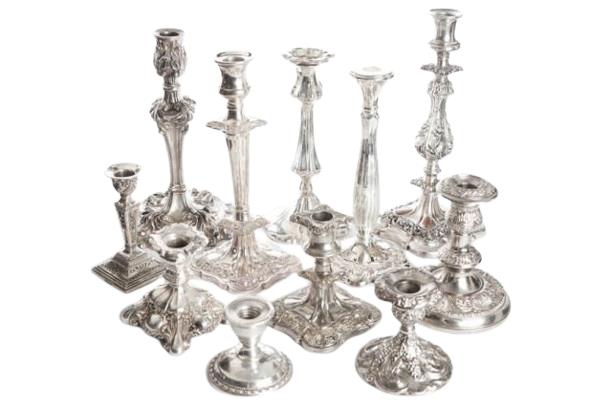 Rental store for SILVER CANDLESTICK - ASSORTED in Portland OR