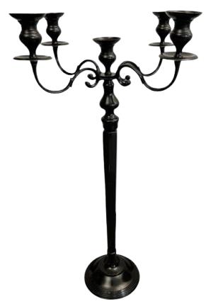 Rental store for BLACK 5 BRANCH CANDELABRA 39 in Portland OR