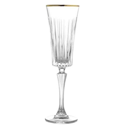 Rental store for TIMELESS GOLD RIM FLUTE 7OZ in Portland OR