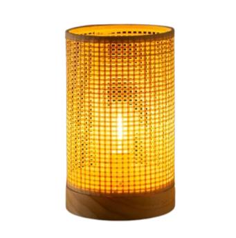 Rental store for TABLETOP RATTAN LATTICE LAMP in Portland OR