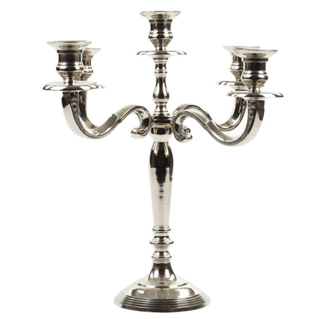 Rental store for SILVER 5 BRANCH CANDELABRA in Portland OR