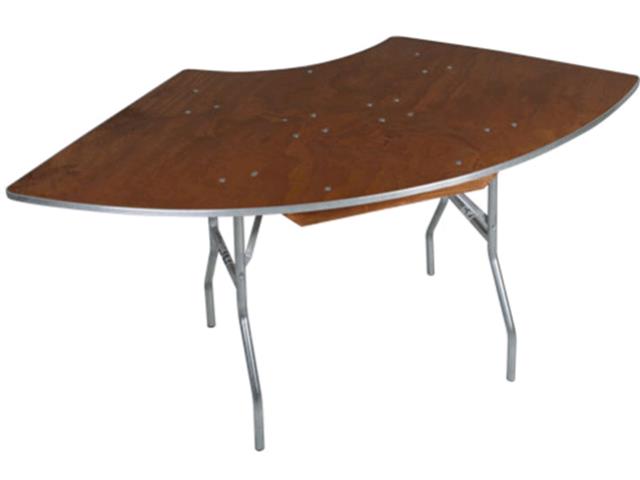 Rental store for 5 X30  SERPENTINE TABLE in Portland OR